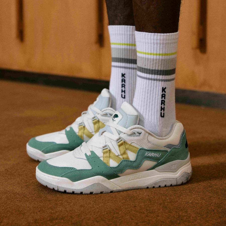 Karhu Fusion XT - Iceberg Green / Dusty Yellow F85007 | Lifestyle sneaker