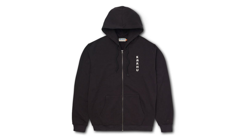 Karhu FULL ZIP HOODIE - JET BLACK /  FOGGY DEW  KA00177-JBFD