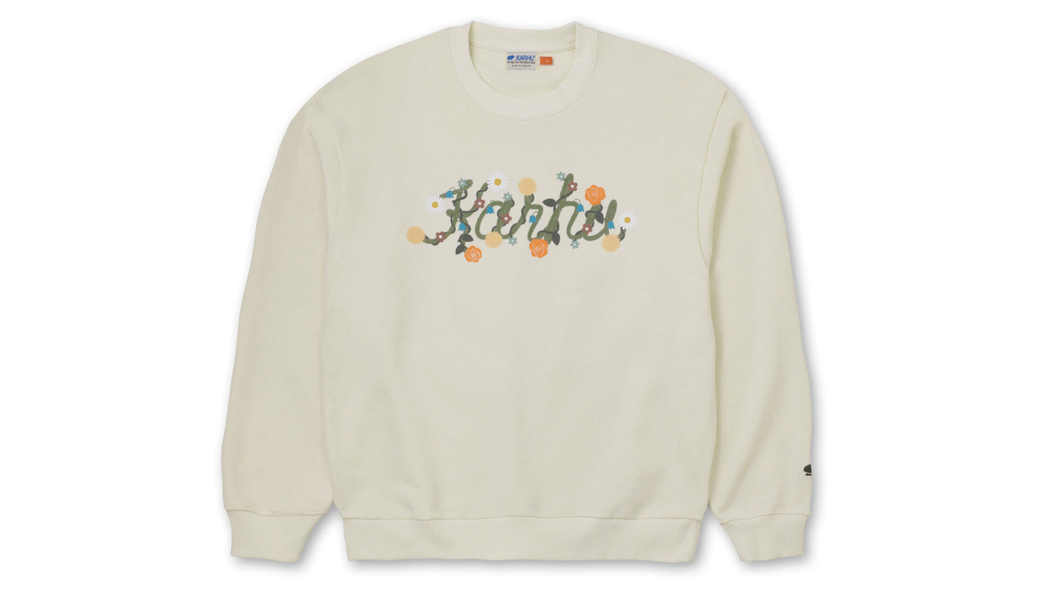 FLOWER LOGO SWEATSHIRT - ICICLE / TEA