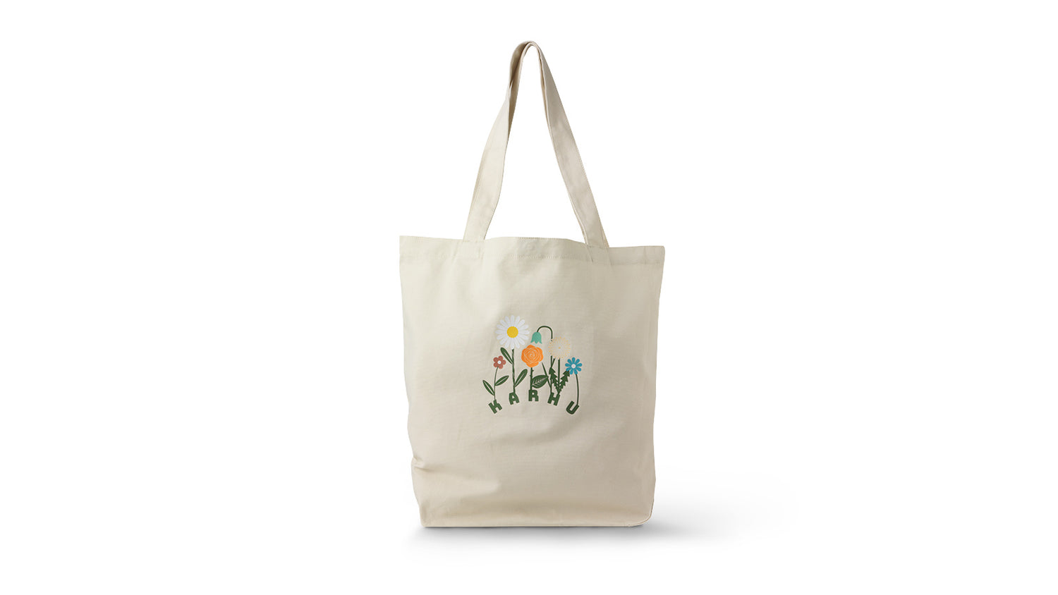 FLOWER PACK TOTE BAG - LILY WHITE / DOUGLAS FIR
