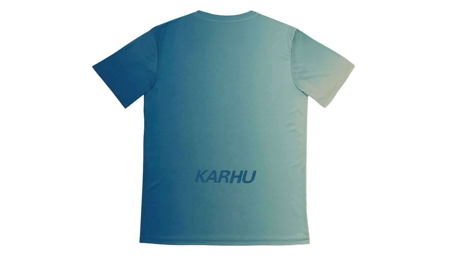 MEN'S RUNNING T–SHIRT - GRADIENT / MOROCCAN BLUE