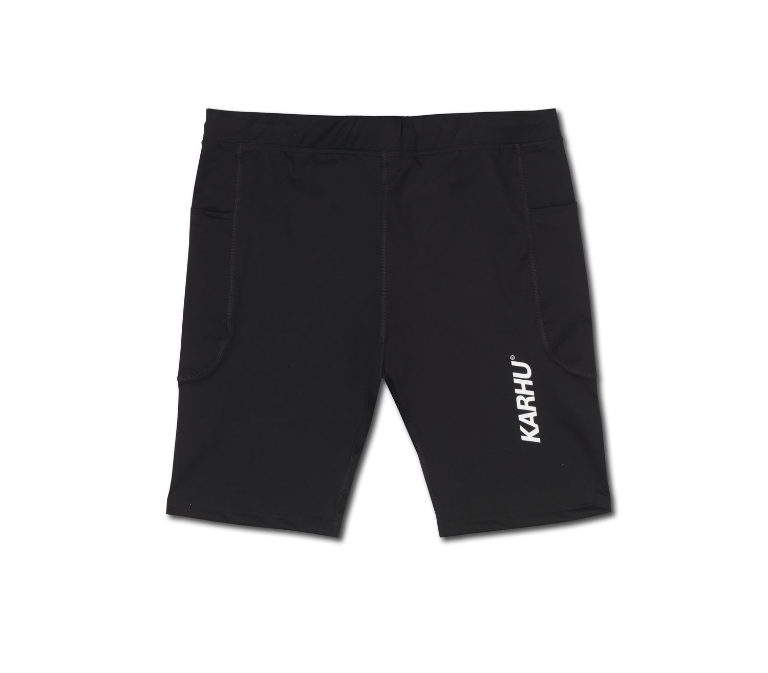 MEN'S RUNNING HALF-TIGHT - BLACK / WHITE
