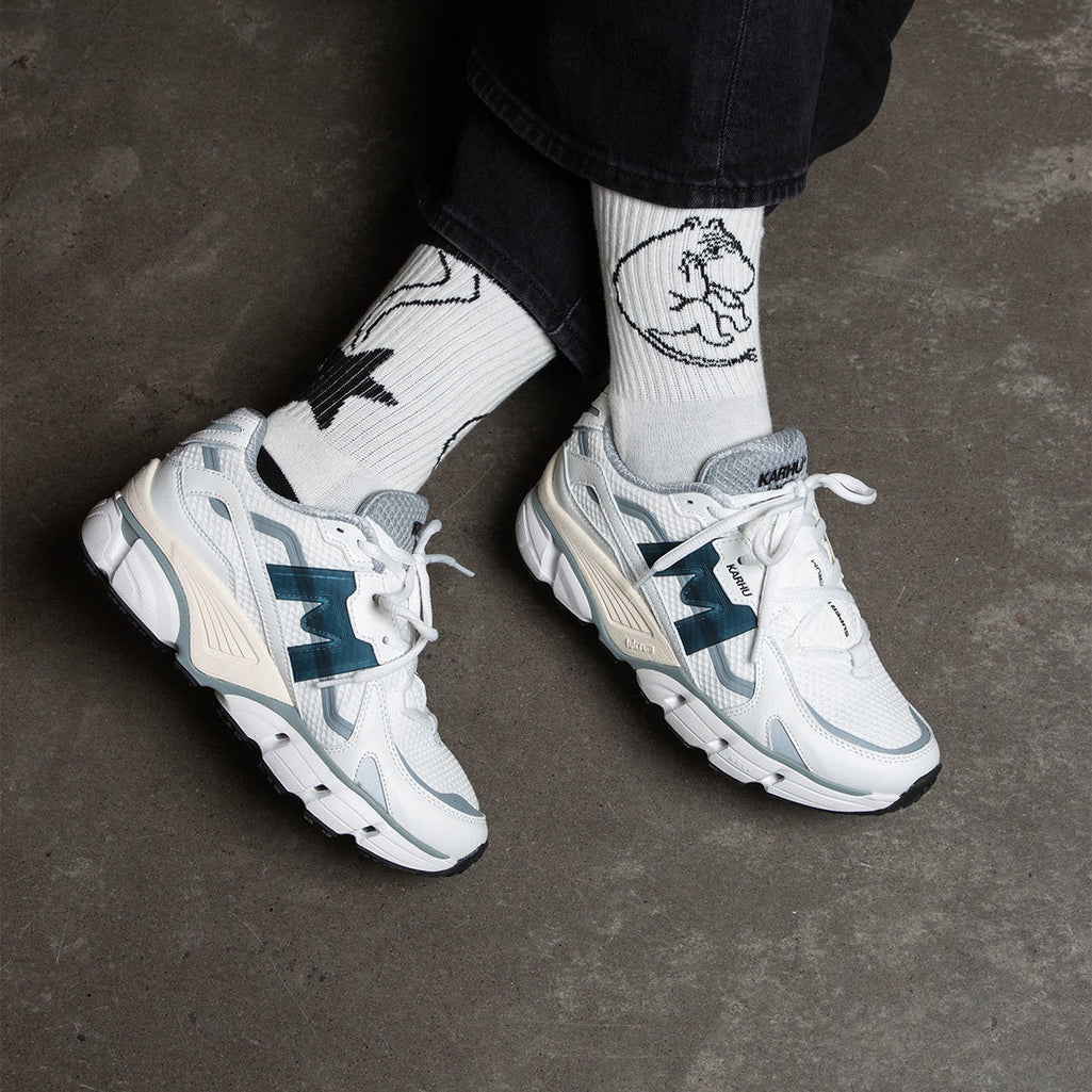 Karhu super fulcrum - white / deep navy F860011 | Lifestyle sneakers