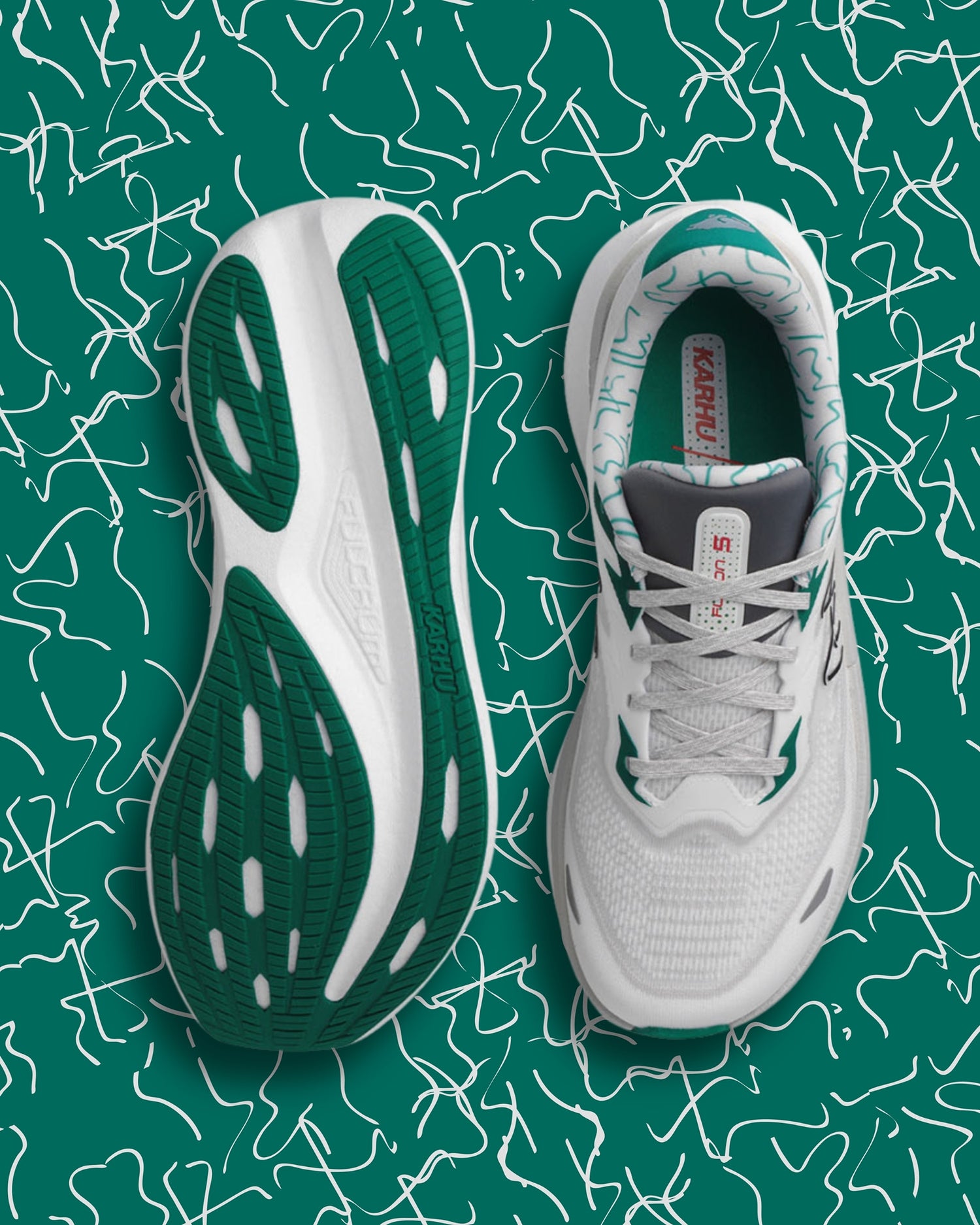 WOMEN'S FUSION 5.0 - BLANC DE BLANC / ULTRAMARINE GREEN