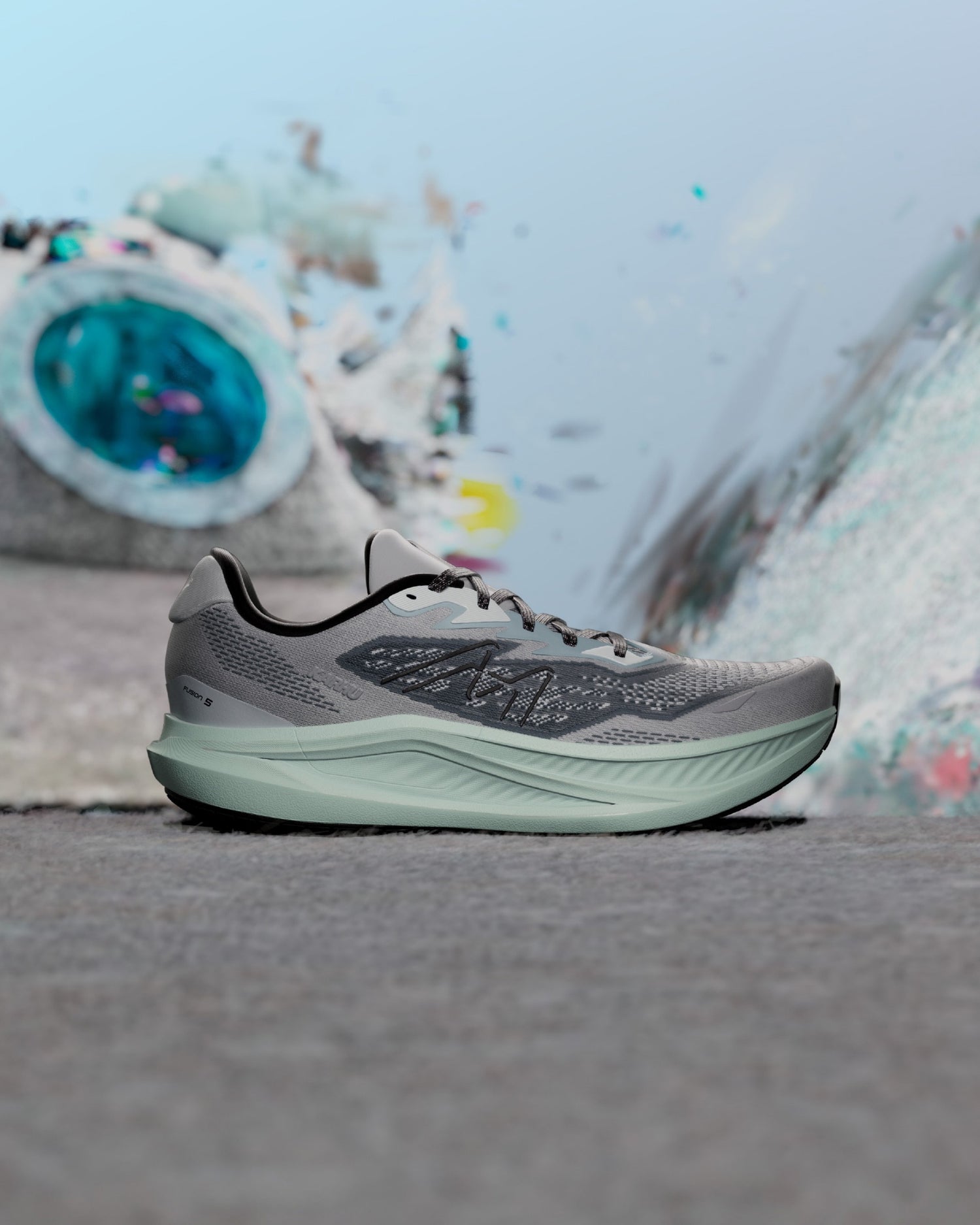 WOMEN'S FUSION 5.0 - ULTIMATE GRAY / PALE AQUA