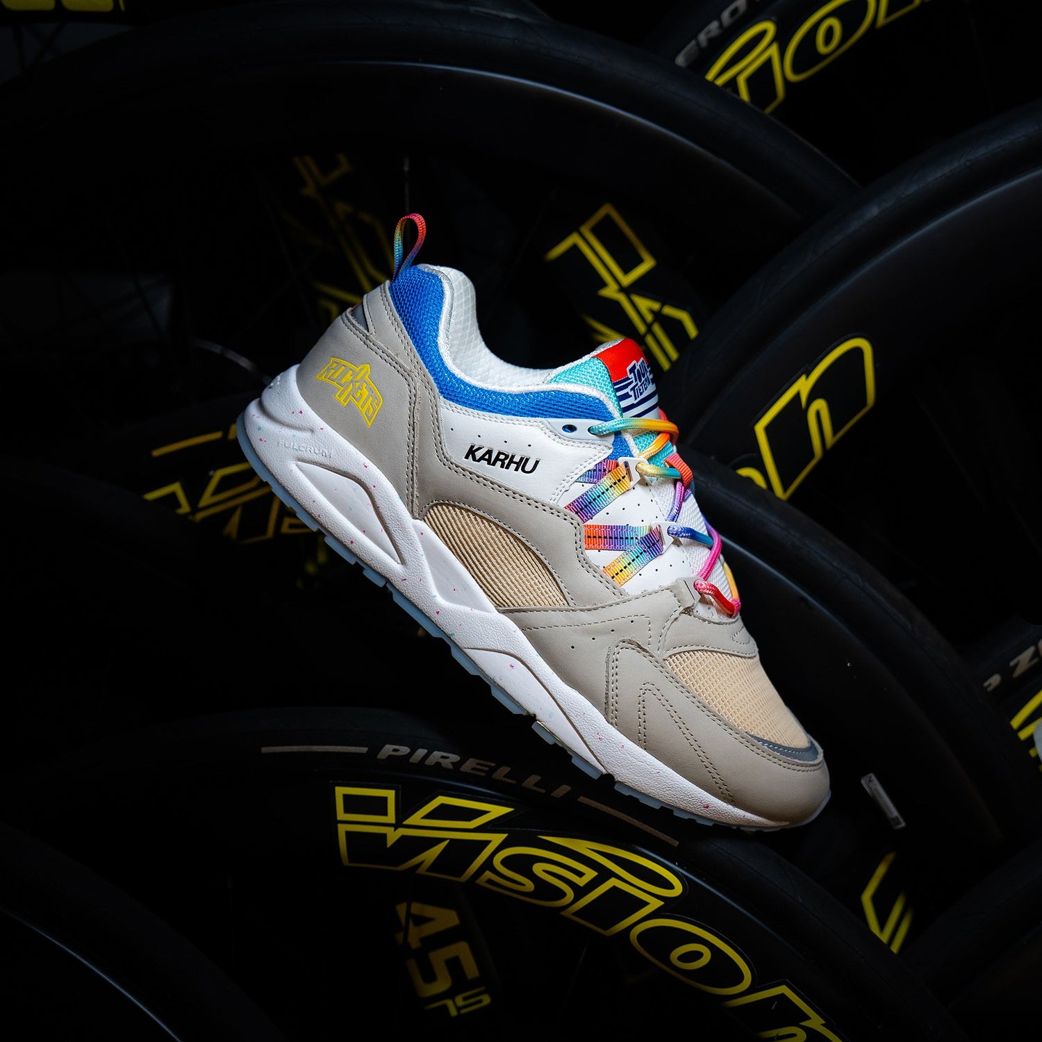 Rockets x Woei x Tour de Tietema for KARHU Fusion 2.0 - Silver Lining / Brilliant Blue