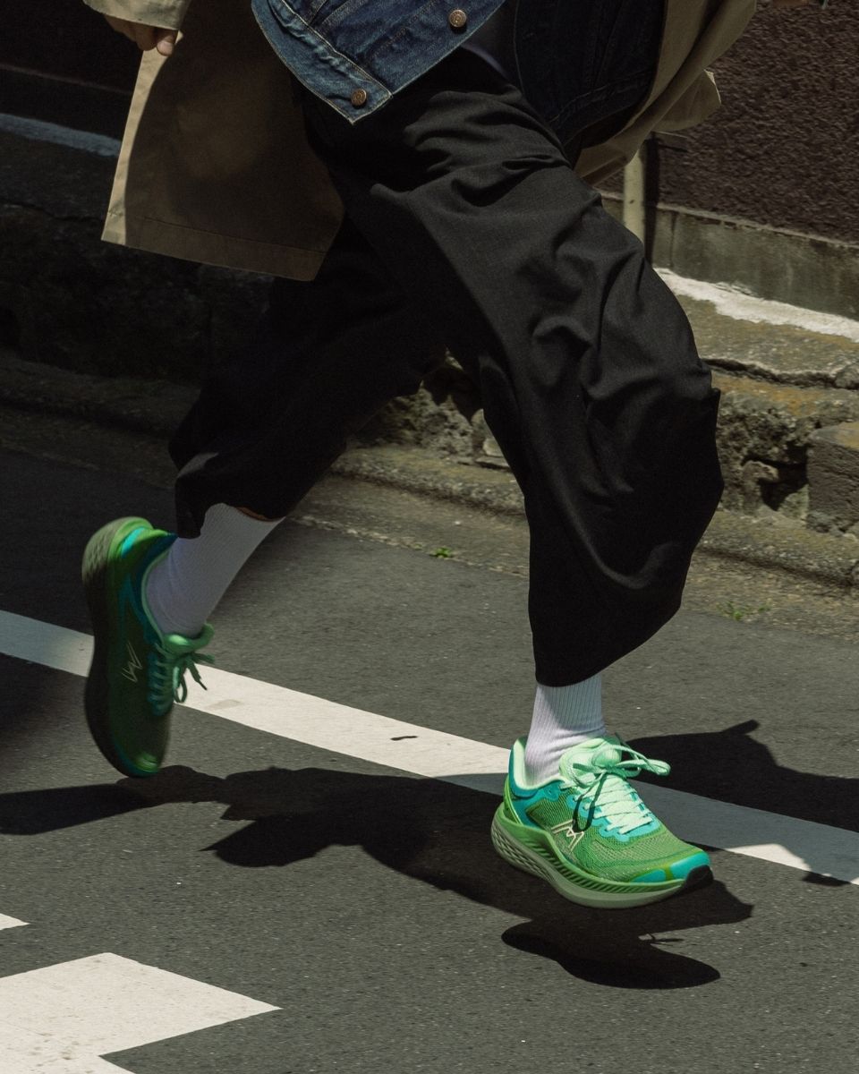 MESTARI RUN LS - SALTED LIME / PATINA GREEN