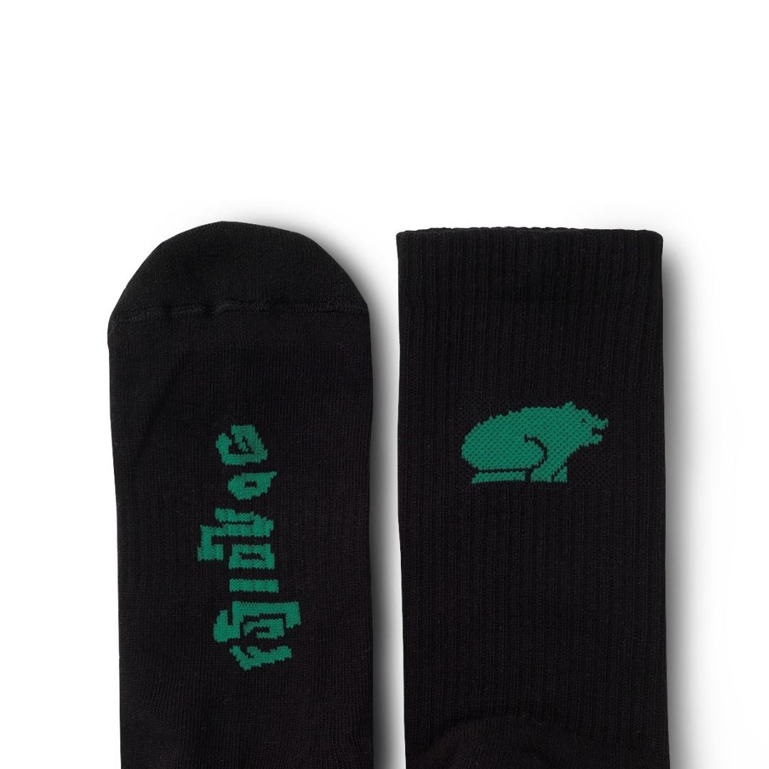 FUSION OG SOCKS - BLACK / ULTRAMARINE GREEN