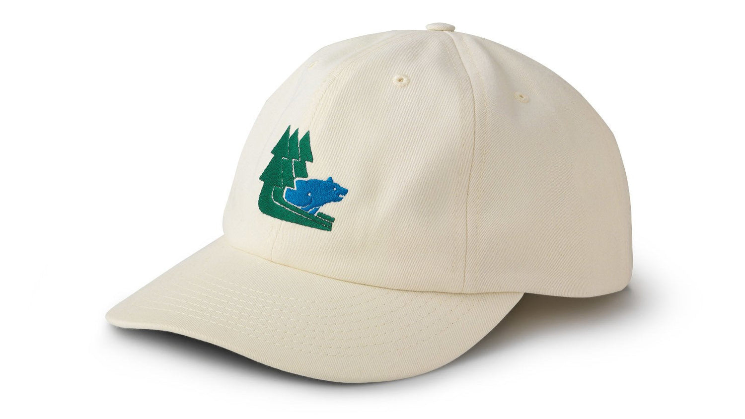 Karhu x Stay Hungry Cap Trees/Bear - Ecru Cotton Canvas | Lifestyle Cap