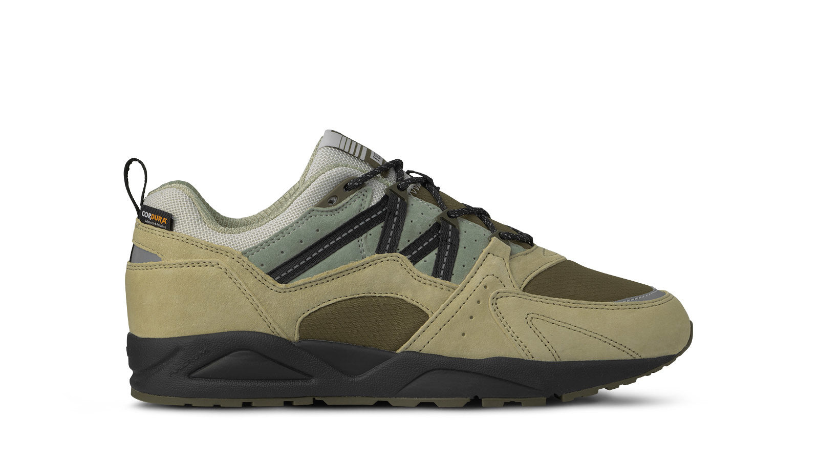 fufu♪ミリタリーグリーン2 Karhu Fusion 2.0 CORDURA® – Pale Olive Green / Jet Black | Retro