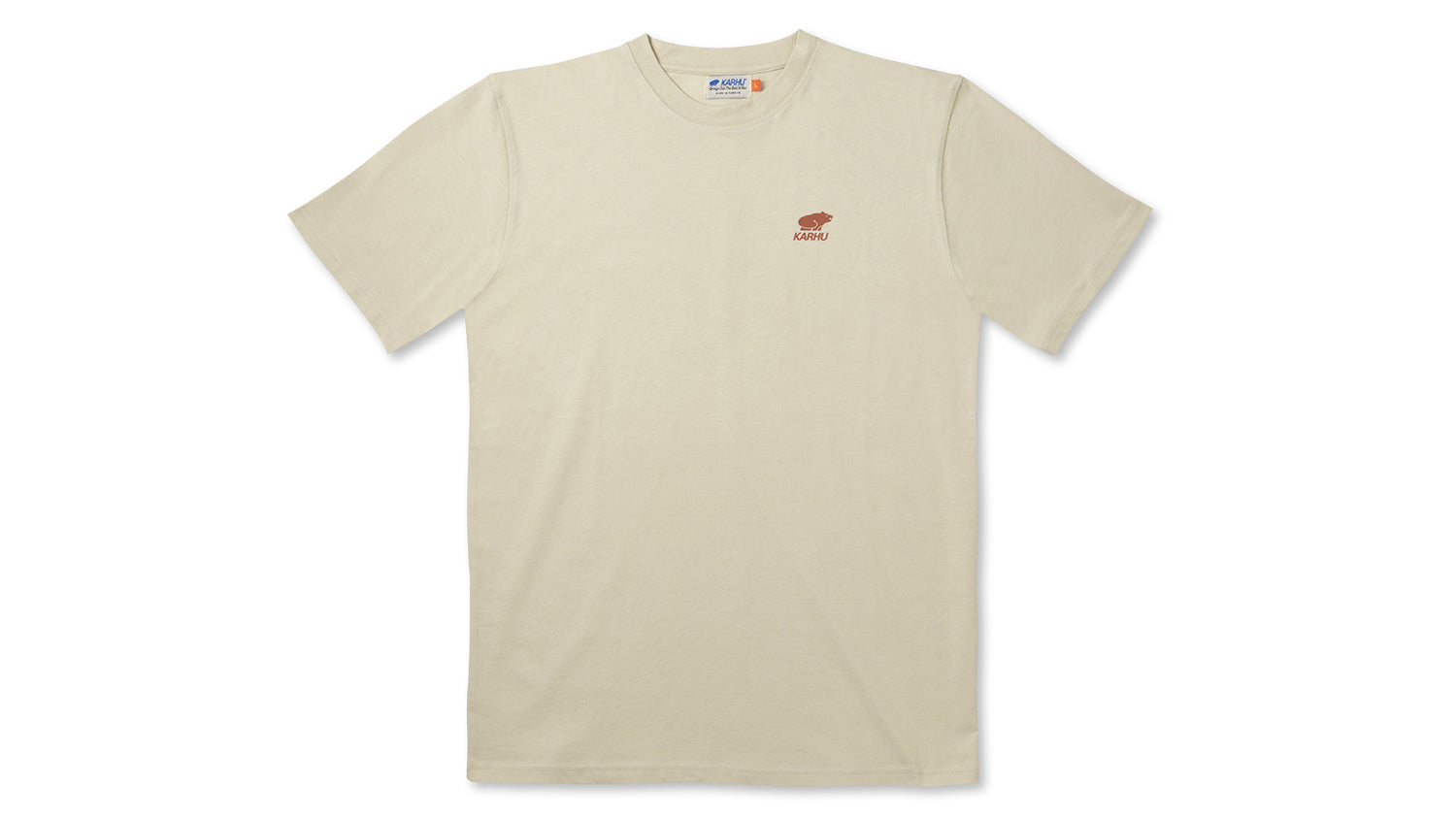 WORLDWIDE T–SHIRT - TURTLEDOVE / BURNT BRICK