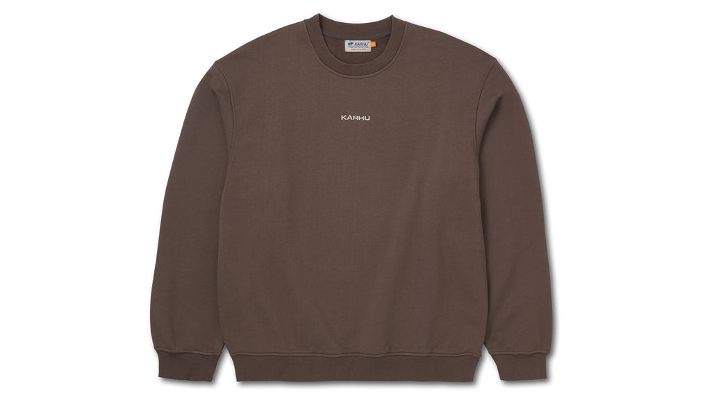 MINI LOGO SWEATSHIRT - COFFEE QUARTZ / ICICLE