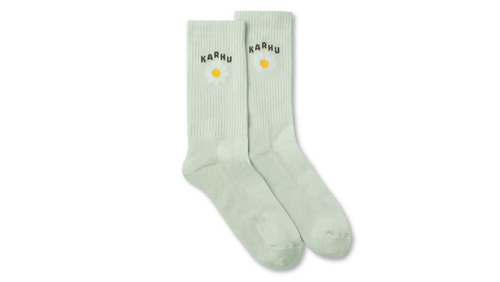 FLOWER PACK SOCK - ICICLE / WHITE