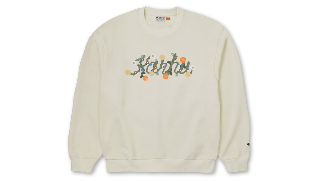 FLOWER LOGO SWEATSHIRT - ICICLE / TEA