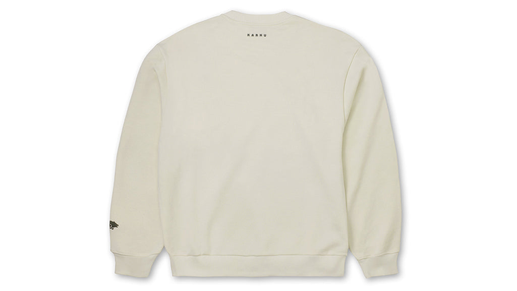 FLOWER LOGO SWEATSHIRT - ICICLE / TEA