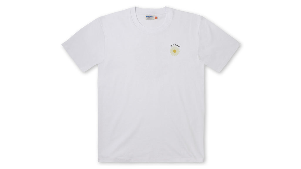 FLOWER BOUQUET T–SHIRT - BRIGHT WHITE / DOUGLAS FIR