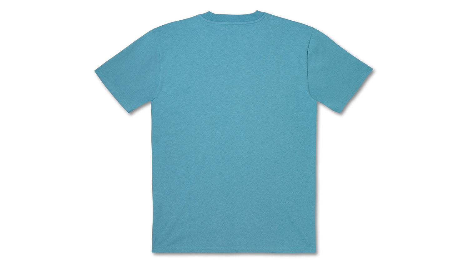FLOWER LOGO T–SHIRT - DELPHINIUM BLUE / DOUGLAS FIR