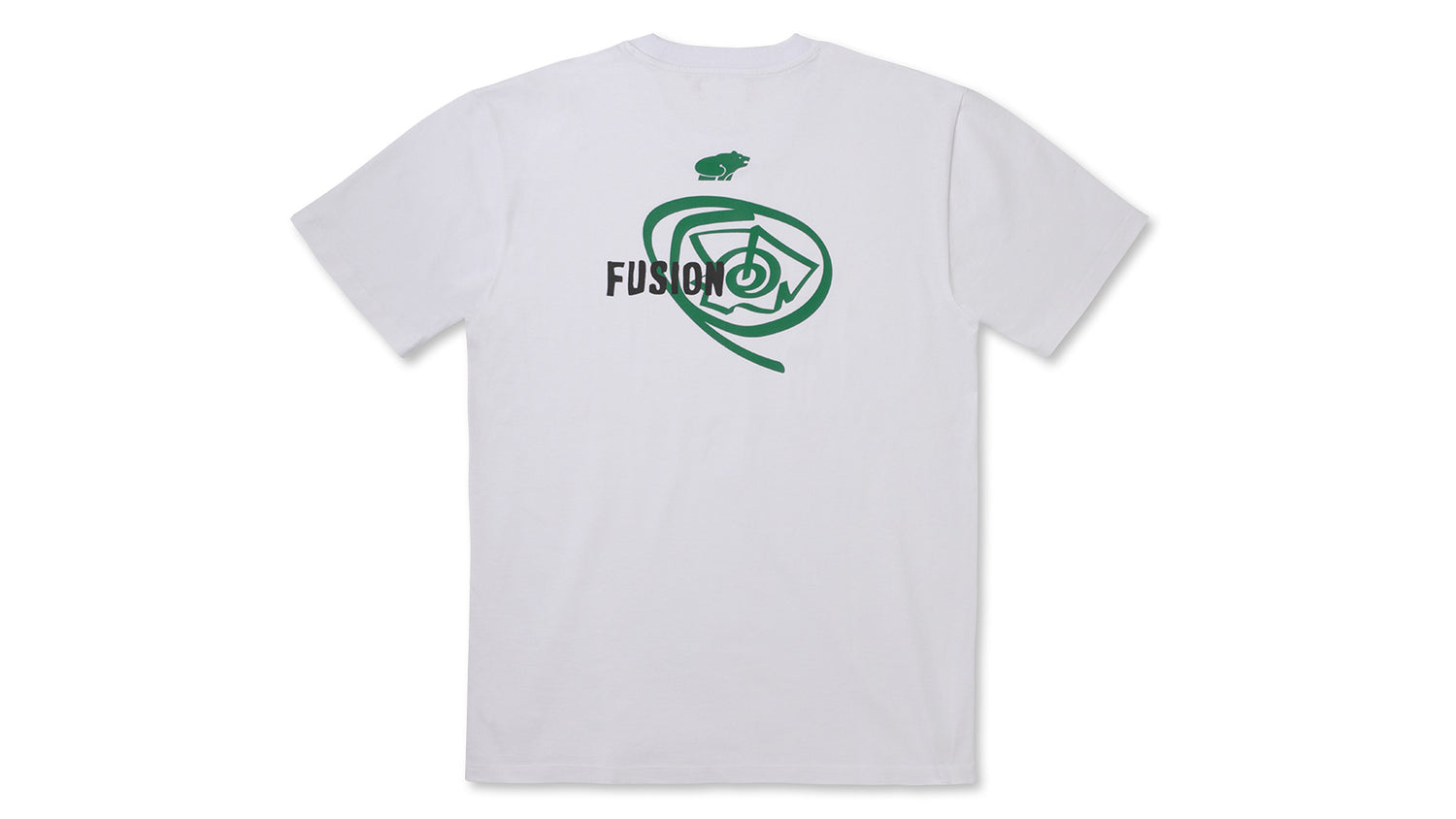 FUSION OG T–SHIRT - WHITE / ULTRAMARINE GREEN