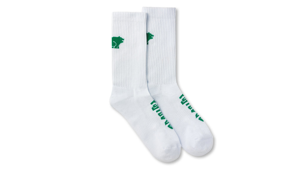 FUSION OG SOCKS - WHITE / ULTRAMARINE GREEN