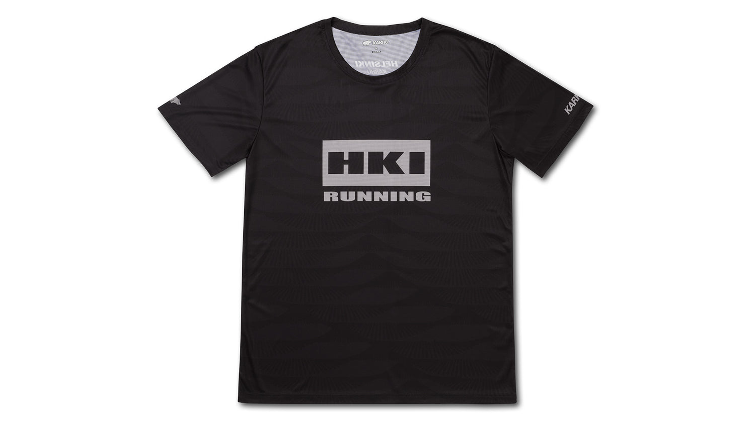 MEN'S RUNNING T–SHIRT - WET WEATHER / BLACK