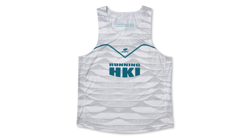 MEN'S RUNNING SINGLET - LUNAR ROCK / BISCAY BAY