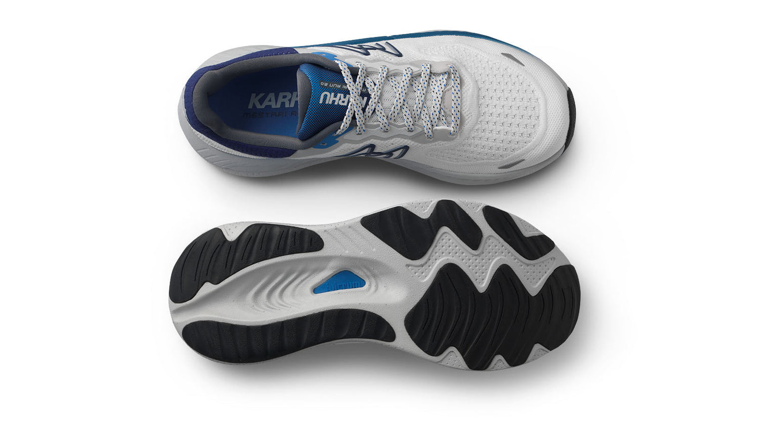 KARHU MEN'S MESTARI RUN 2.0 - BLANC DE BLANC / AZURE BLUE | CUSHIONED RUNNING SHOE