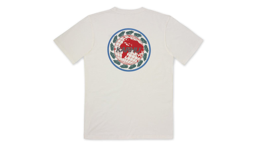 Karhu Karhu worldwide t-shirt - Sugar swizzle / Gull  KA00131-SUGU