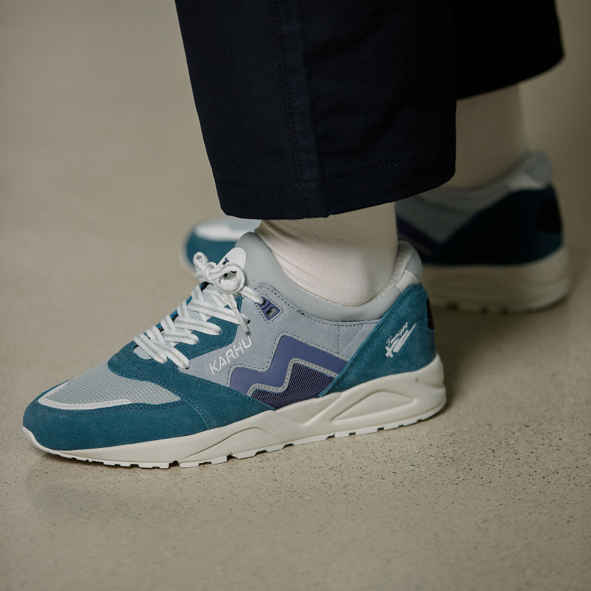 Karhu Aria 95 – Blue Mirage / Skipper Blue | Retro sneakers – Karhu EU