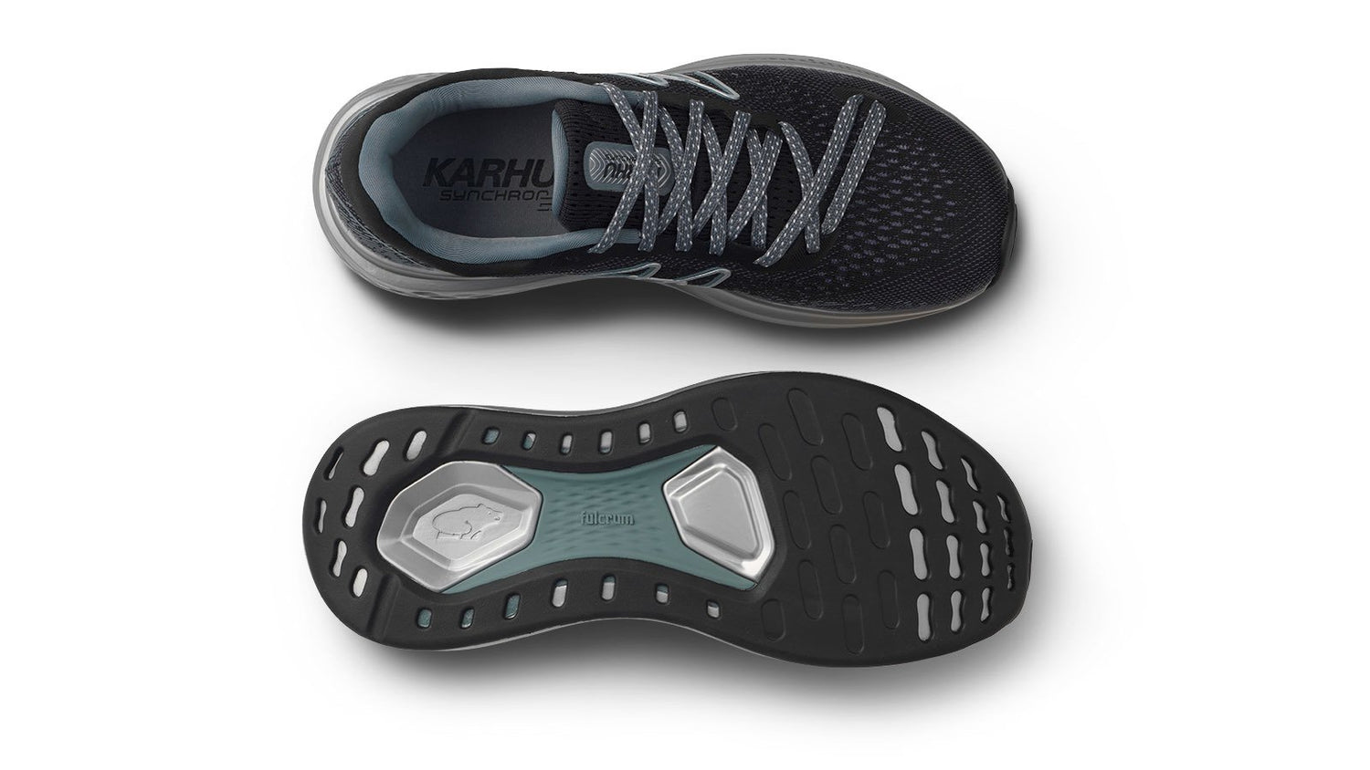 KARHU Synchron 2.5 running shoe upper material and outsole