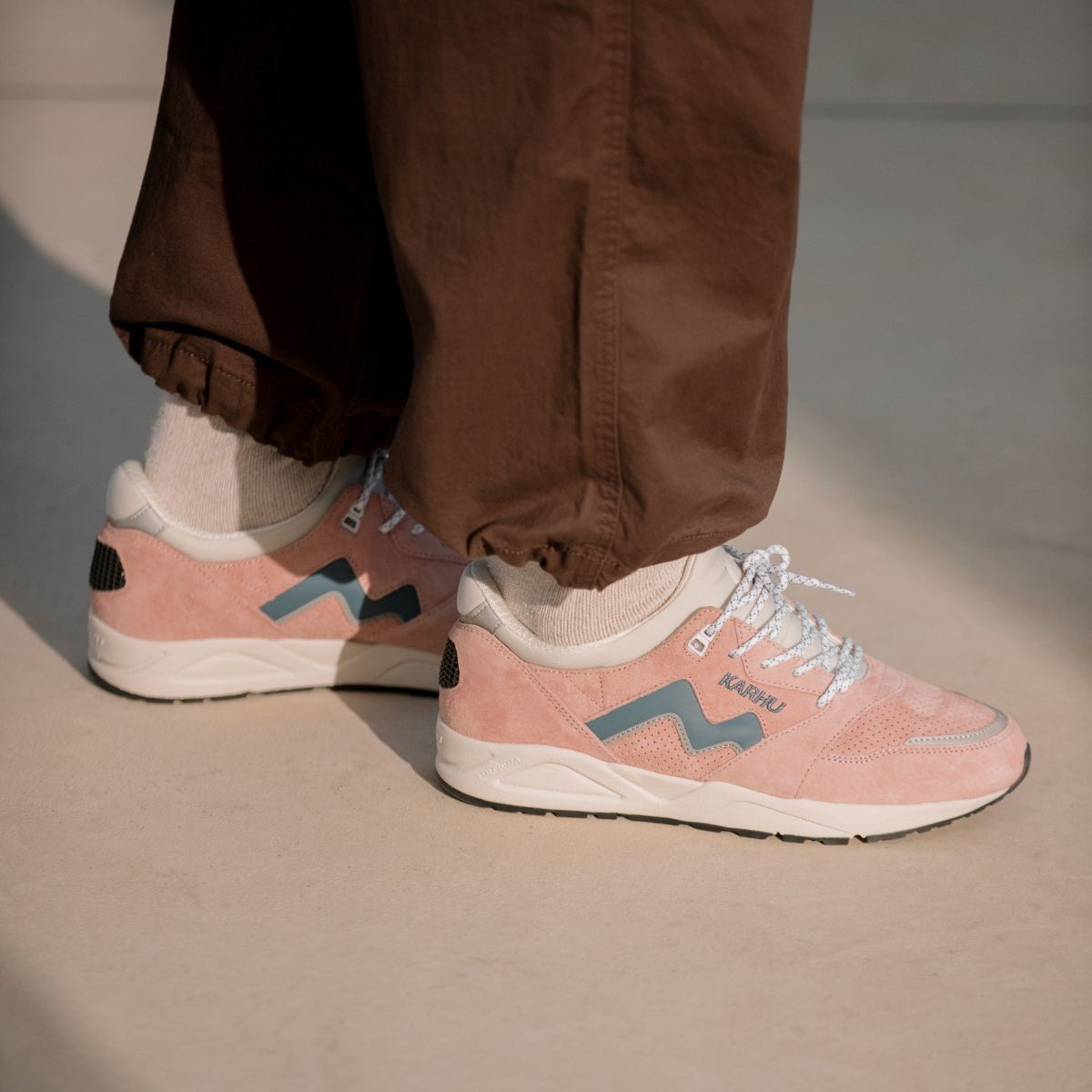 karhu aria 95 cameo rose blue mirage