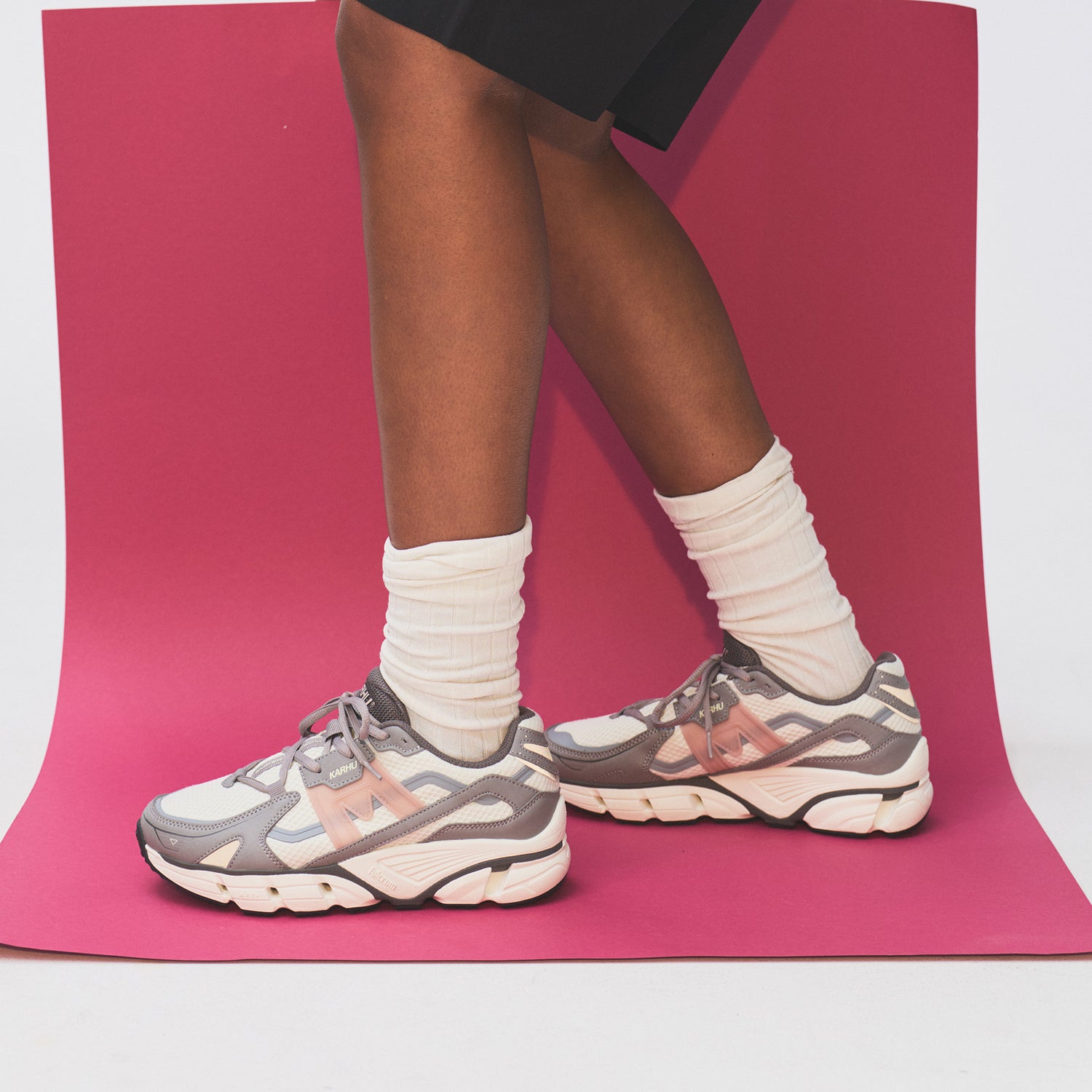 SUPER FULCRUM - GRAY FLANNEL / ADOBE ROSE