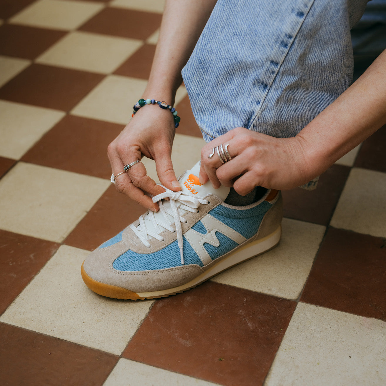 MESTARI 76 - SILVER LINING / ORANGE PEEL