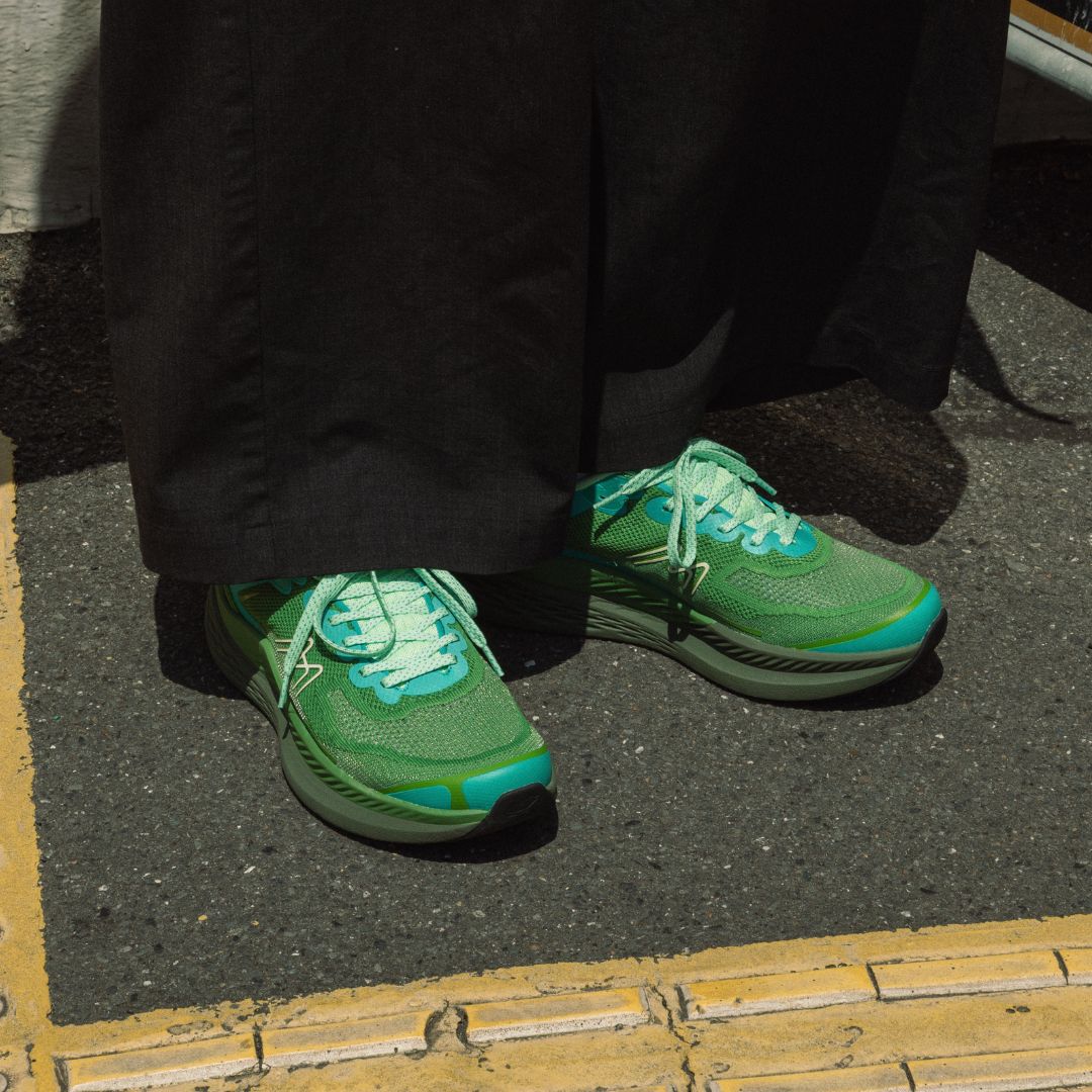 MESTARI RUN LS - SALTED LIME / PATINA GREEN