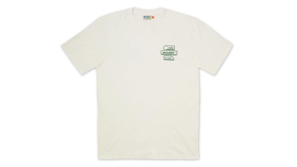 Karhu mölkky pack club t-shirt - sugar swizzle / verdant green