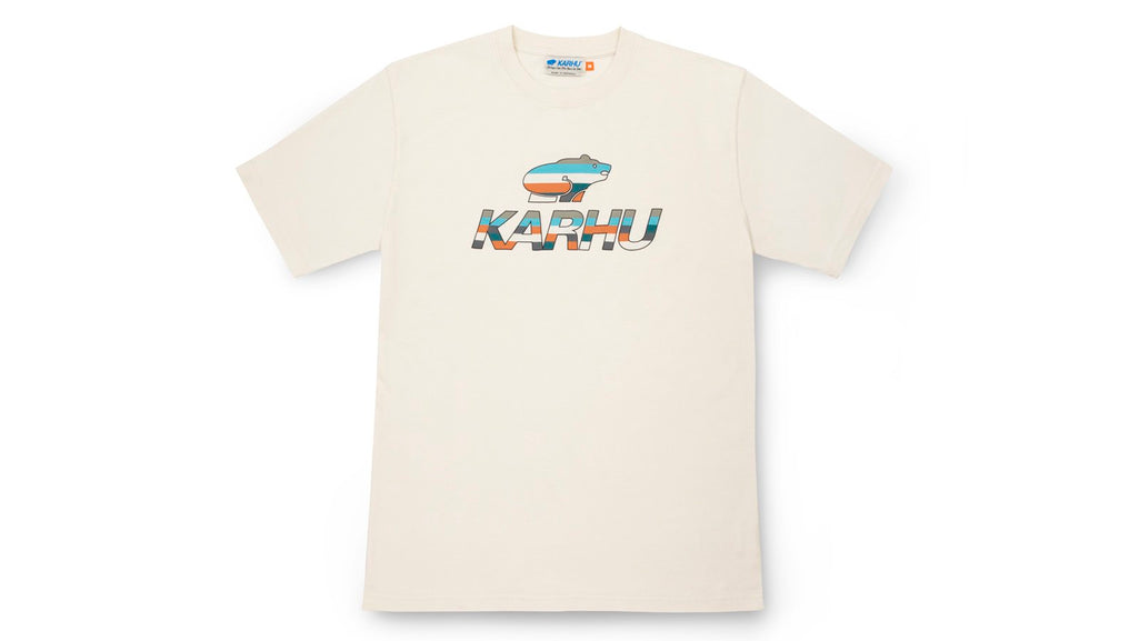Karhu team college tshirt grey multi colour front