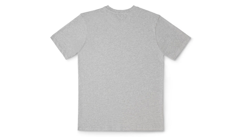 Basic Logo T-shirt Heather Grey/Burnt Orange back