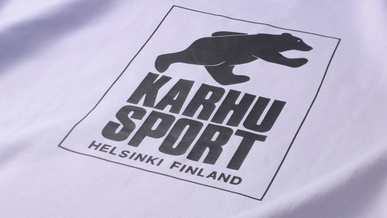 Karhu helsinki sport hoodie purple heather black logo