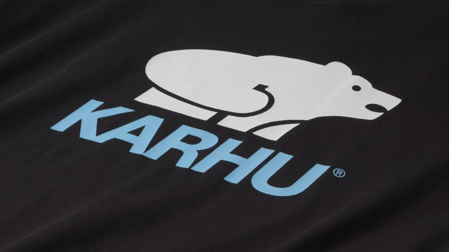 Basic logo t-shirt - jet black / delphinium blue